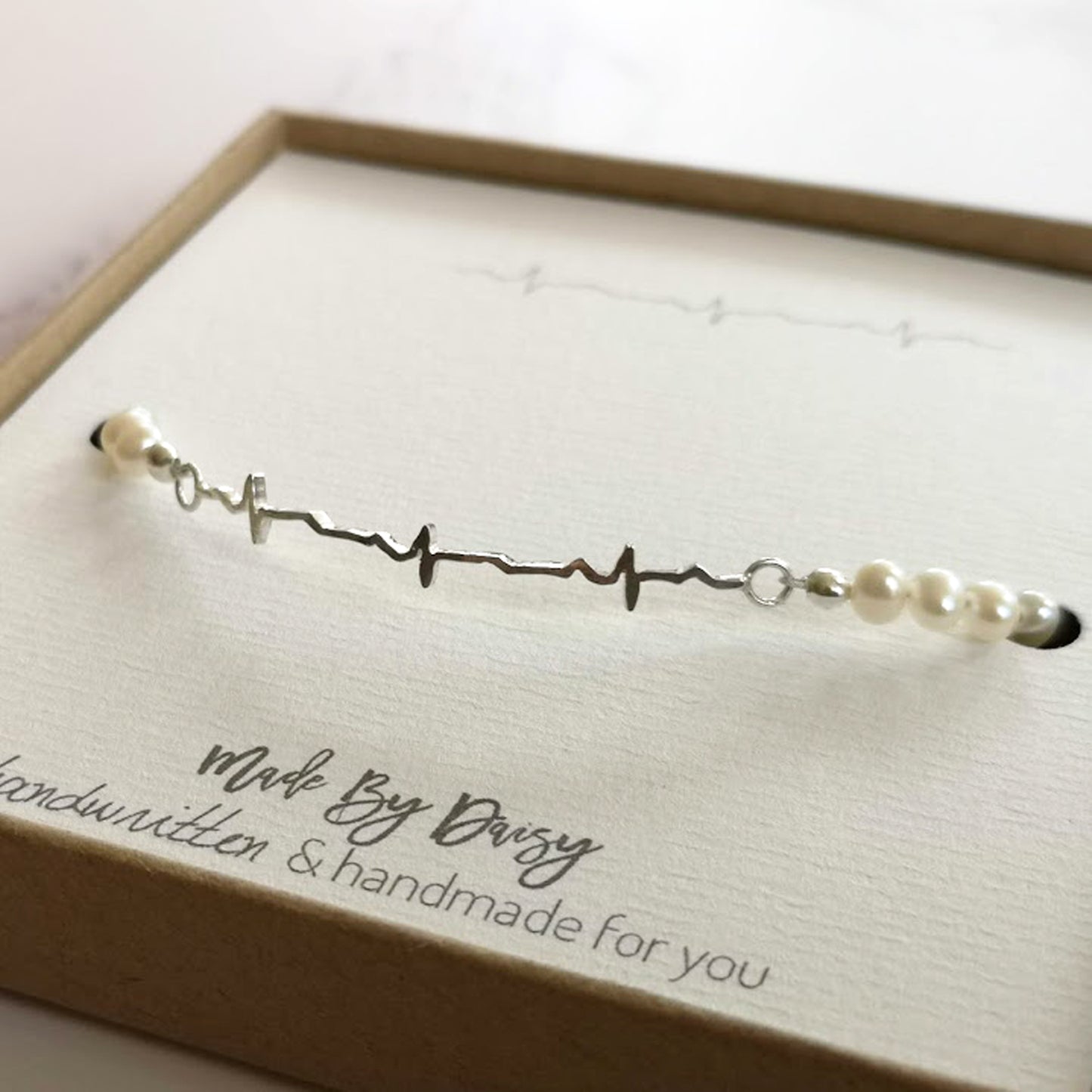 Freshwater Pearl Handwriting Bracelet
