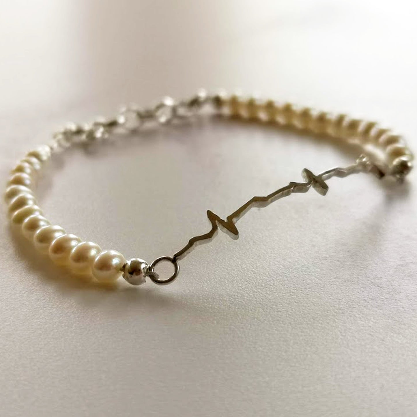 Freshwater Pearl Handwriting Bracelet