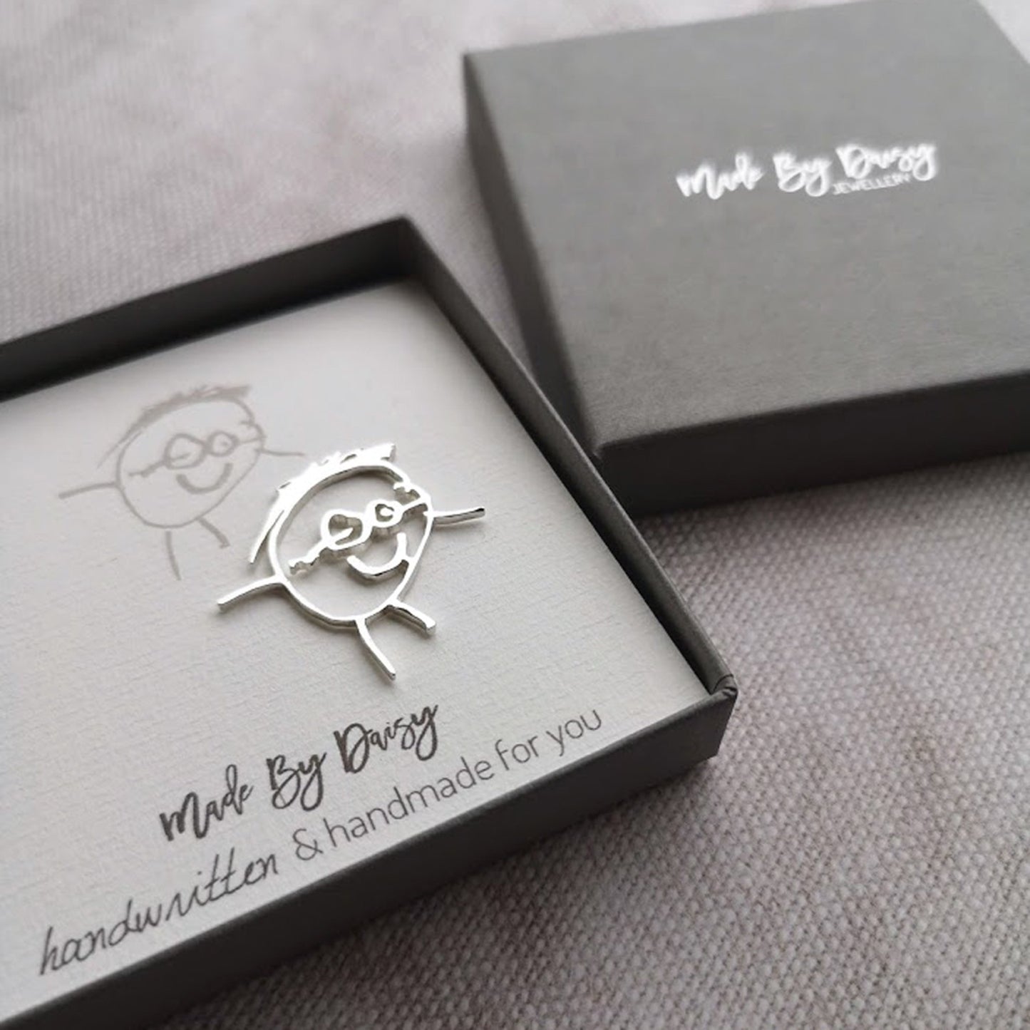 Childs drawing lapel pin