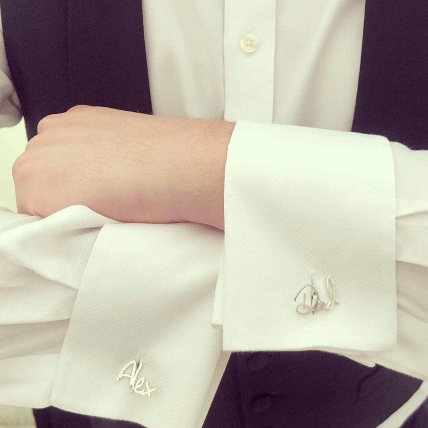 Keepsake Handwriting Cufflinks