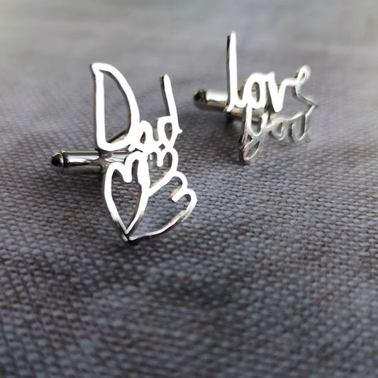 Keepsake Handwriting Cufflinks