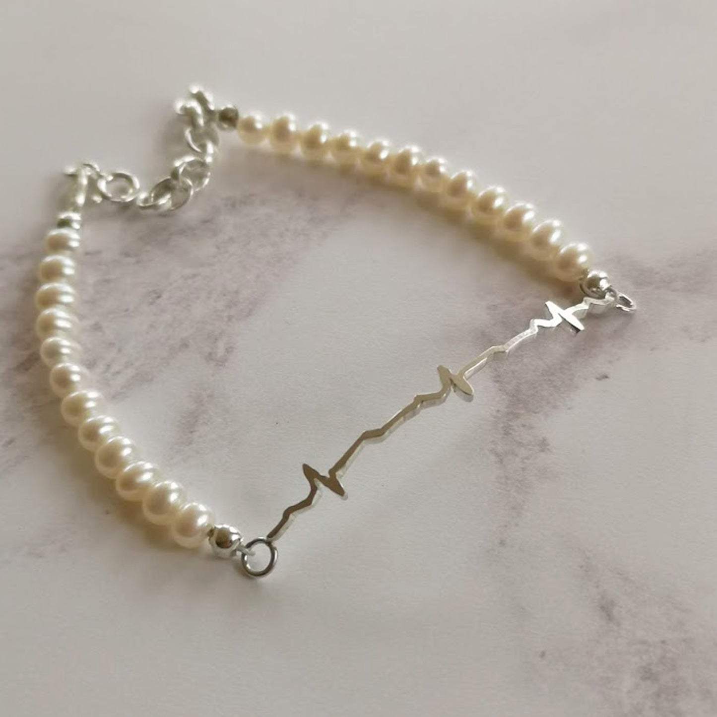 Freshwater Pearl Handwriting Bracelet