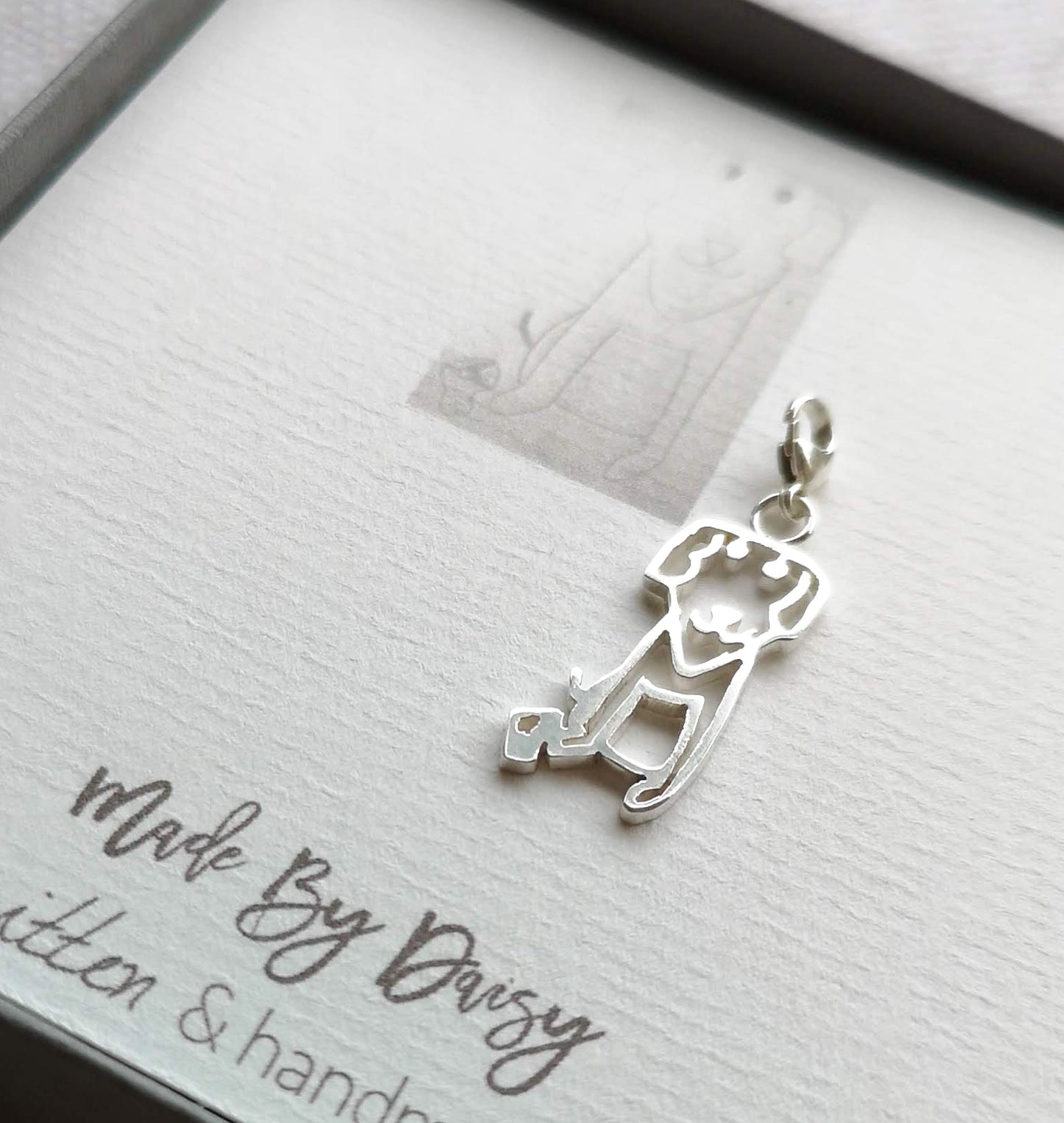 Kids Drawing Charm Bracelet