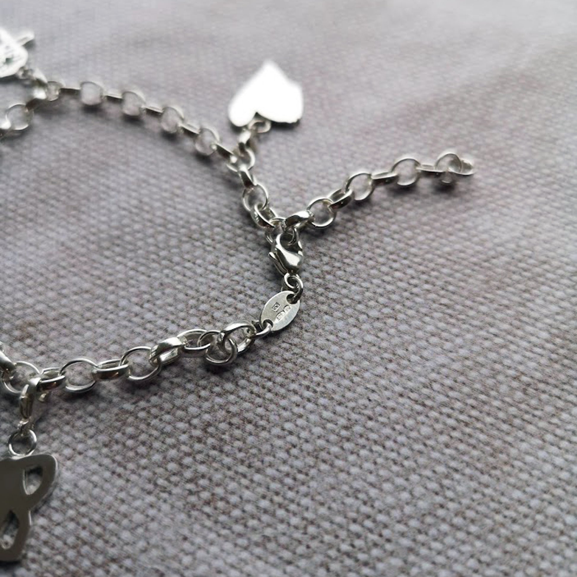 Kids artwork actual drawing charm bracelet