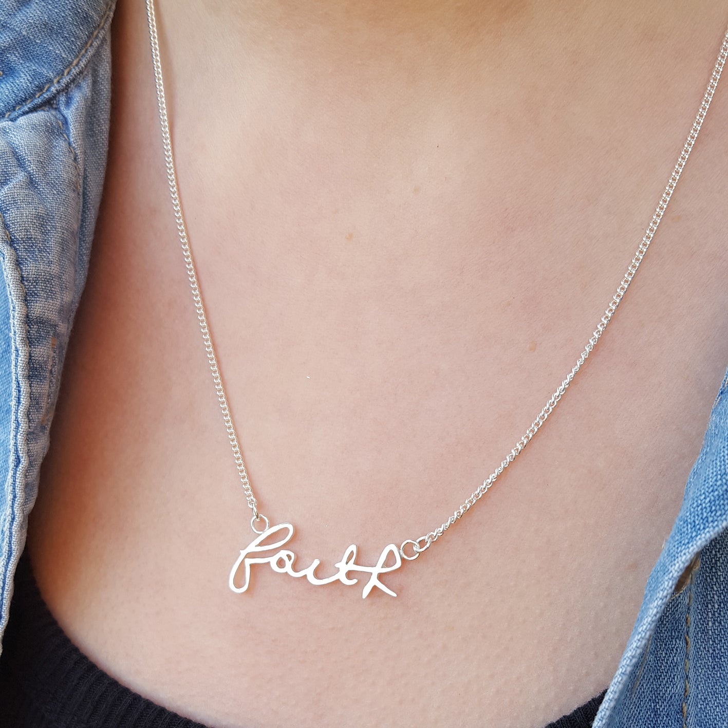 Signature necklace of clearance a loved one's handwriting